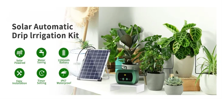 solar greenhouse watering system